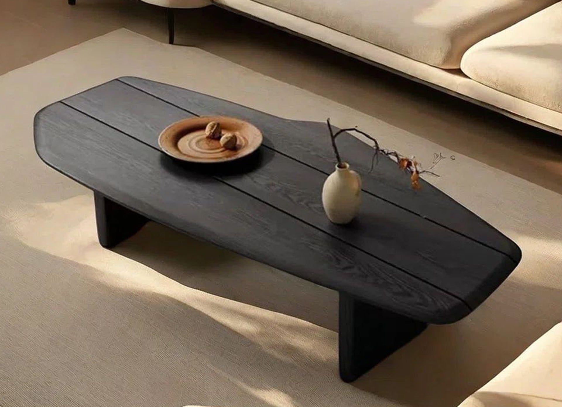 Couchtisch aus Massivholz BARCELONA